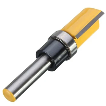 

1Pc Flush Trim 1/2" W x 3/4" H Shank Bearing 1/4" Shank Router Bit