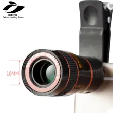 8x18 телескоп Монокуляр мини телескоп карман мобильных телефонов Камера уровень освещенности мобильных телефонов Камера Ночное видение Монокуляр