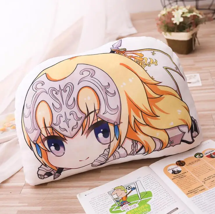 

Anime Joan of Arc Fate Grand Order saber Plush Toys Stuffed Plush 30*45cm Pillow #407 for Kids Boys Children Birthday Gift
