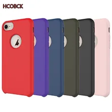Фотография For iPhone 6 Case, HCOBCK Liquid Silicone Gel Rubber Case with Soft Microfiber Cloth Lining Cushion for Apple 6 6S