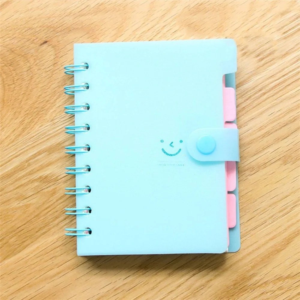 

Creative Notebook Index Tab Planners Lined Notepads Book Keep Smile Subject for School & Office Writing Gifts