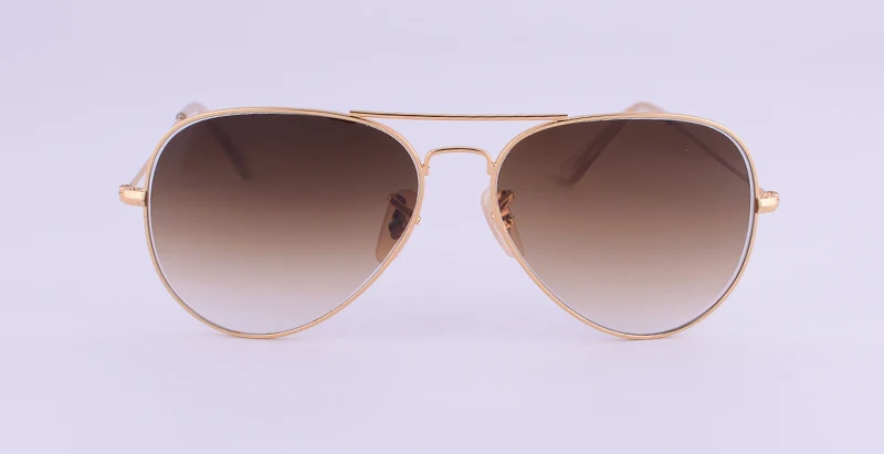 LVVKEE, фирменный дизайн, высокое качество, стеклянные линзы, солнцезащитные очки для мужчин, wo, мужские, 3025, коричневые, G15, градиентные, 58 мм, линзы, солнцезащитные очки, UV400