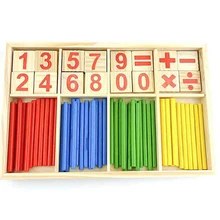 Деревянные головоломки, Детские метровые игрушки, математические Счетные палочки и цифры, учебная доска, кирпичи, игрушки для мозгов, детские головоломки Sudoku