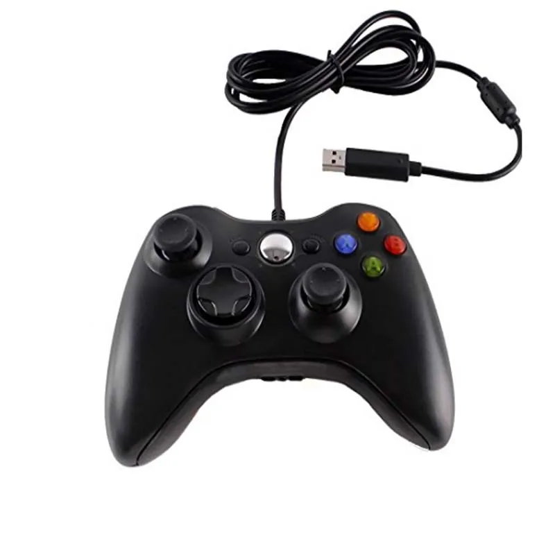 Проводной контроллер для microsoft xbox 360 с usb-кабелем, геймпады, проводной джойстик, игровой контроллер, геймпад для xbox 360