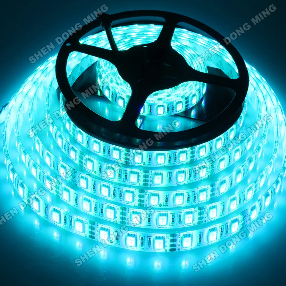 

5050 colour changing led ribbon Light Waterproof 5M 300leds+ 24keys Remote Controller RGB LED Strip for tv background cabinet