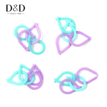 

40/60/80/100pcs Plastic Knitting Stitch Markers Crochet Locking DIY Craft Ring Knitting Tools Sewing Accessories