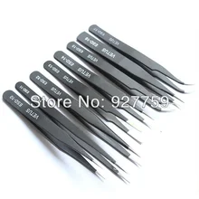 Хорошее качество антистатические ESD 10-17 Пинцет Набор для паяльной станции сварочные инструменты 8 шт./лот