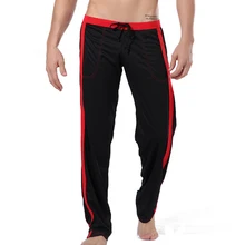 Для мужчин свободный бег спортивные штаны пижамы мужской фитнес-зал брюки домашняя одежда для тренировок и занятий в спортзале, бодибилдинг бег