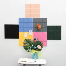 Скандинавский стиль DIY ремесло сообщение этикетка доска для планирования расписания Фото Дисплей Настенный декор искусство фетр письмо доска для заметок домашний офис