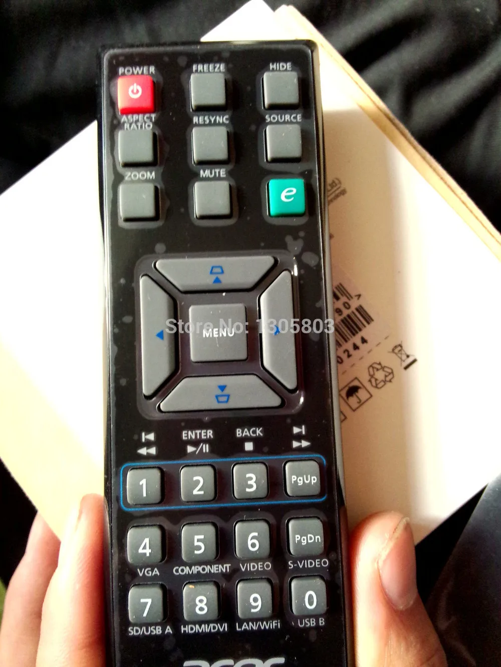 

Original projector remote control for Acer X112 X1163 P1163 X1263 P1276 P1273 P1373