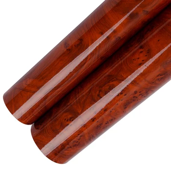 

High Glossy Wood Grain Vinyl Sticker Decal Car Auto Interior Self Adhesive Film