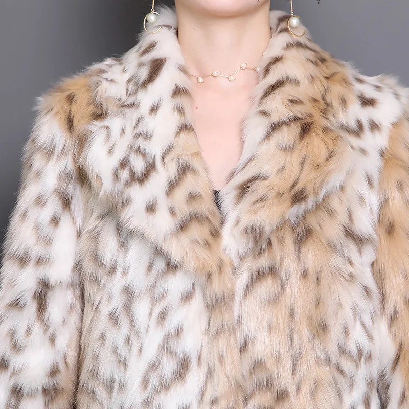 Nerazzurri Leopard print coat women turn down