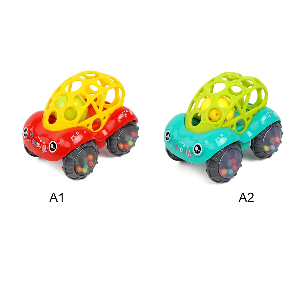 Красочные животные ручной Jingle встряхивания Колокольчик автомобиля Bobo мягкие резиновые игрушки для автомобиля детские пластиковые