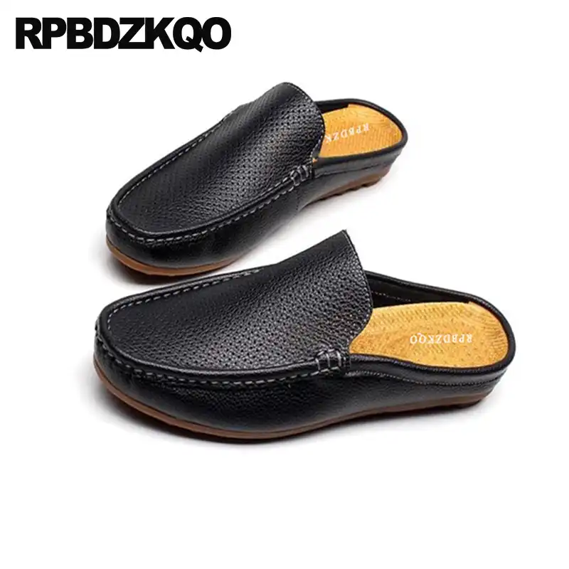 mens closed toe slide sandals