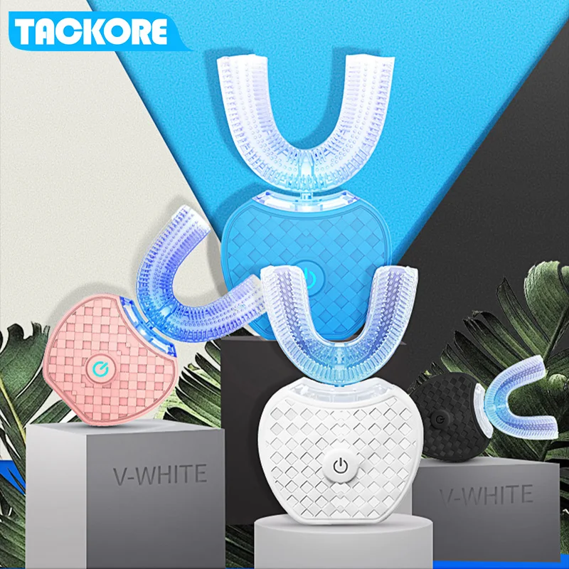 

First Generation Ultrasonic Silicon Electric Toothbrush 360 Degrees USB Rechargeable Intelligent Electric Toothbrush TackOre