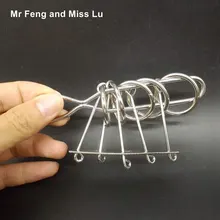 Забавная головоломка с пятью кольцами, металлическая проволока, Подарочная игрушка, развивающая игра для взрослых, гаджет, волшебный трюк