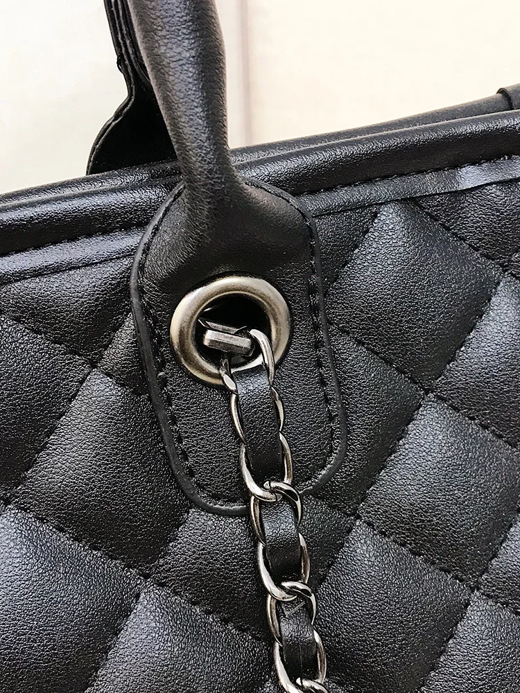 Модная качественная женская дизайнерская сумка из искусственной кожи, сетчатая цепочка на плечо, вместительные сумки-мессенджеры