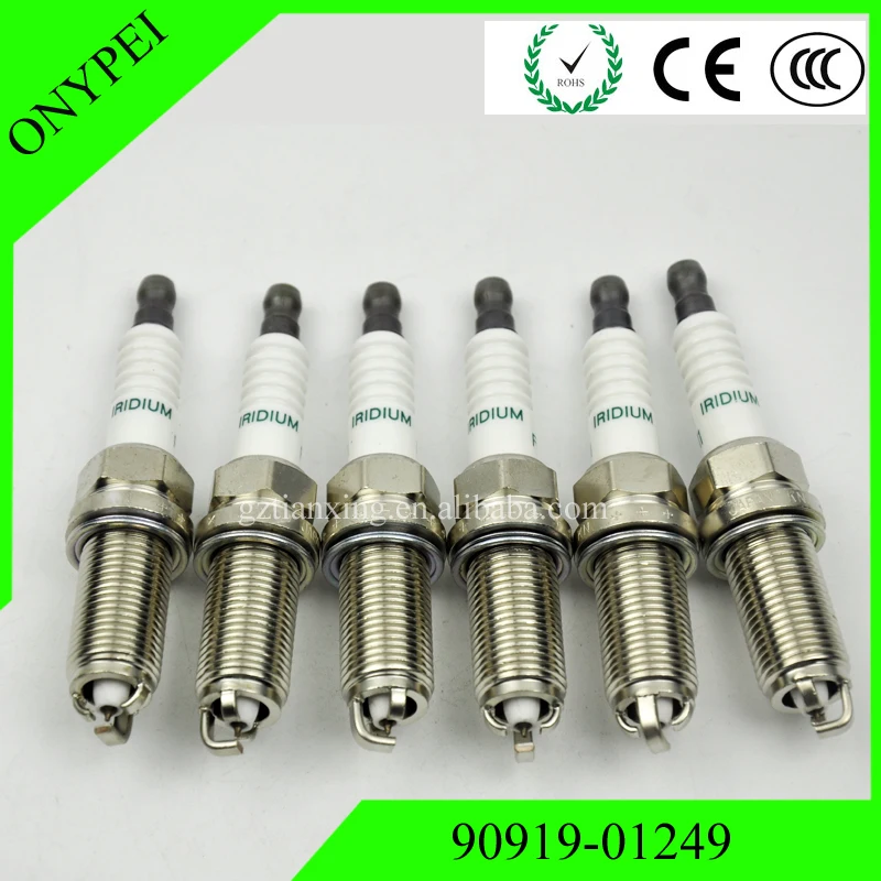 

(6pcs) 90919-01249 FK20HBR11 Iridium Spark Plug For Lexus GS350 IS250 LS460 90919 01249 FK20HBR 11 9091901249 FK20HBR-11