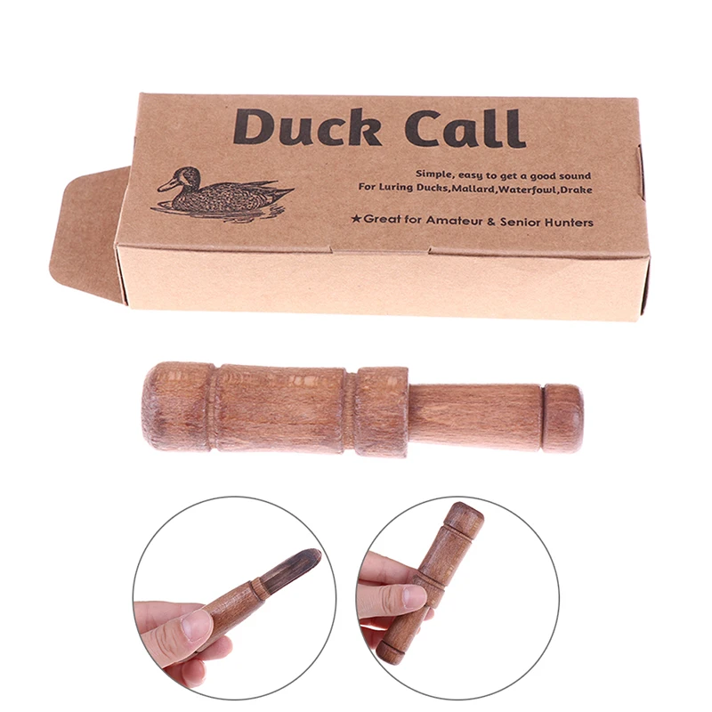 Wood Wooden Duck Hunt Call Whistle For Mallard Drake Hunting Hunt