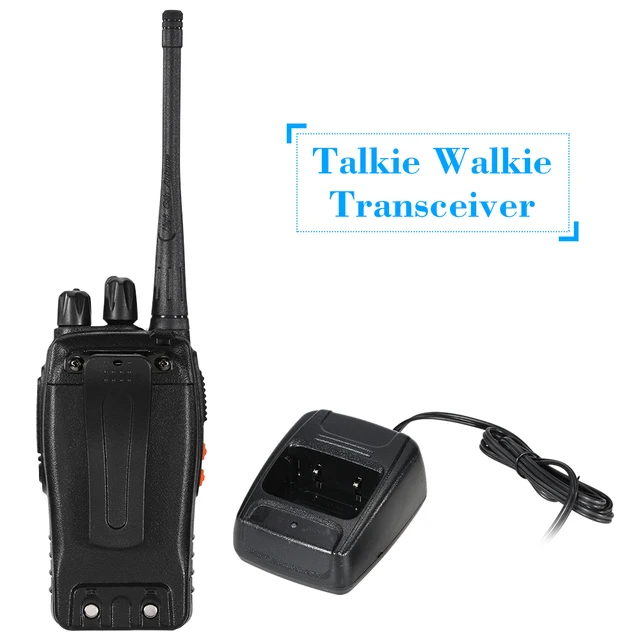 BAOFENG BF-888S 2PCS Talkie Walkie 16CH FM UHF 400-470MHz 2-way Radio Transceiver Portable Interphone Long Distance Flashlight