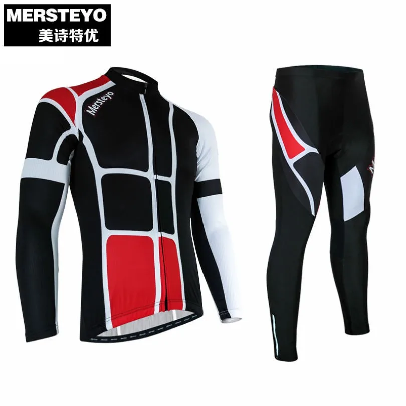 

Customized Design Cycling Jerseys 2017 Long Bicicleta Ciclismo Long Pants Sport Jersey Autumn Winter Cycling Clothing