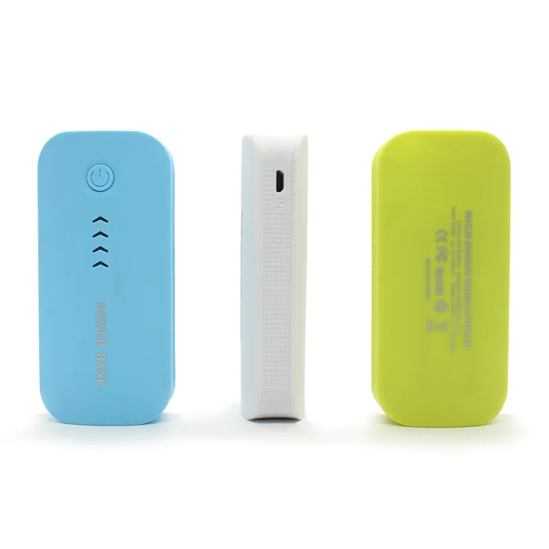 Portable Power Bank 18650 5600mah Power Bank Extreme Power bank External Battery case Portable Charger for iPhone X for mix2