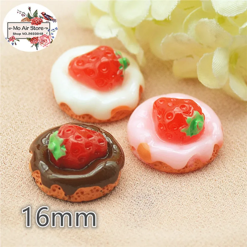 10 шт. миниатюрные украшения для торта в виде клубники 16 мм|crafts diy|craft charmscraft supplies |