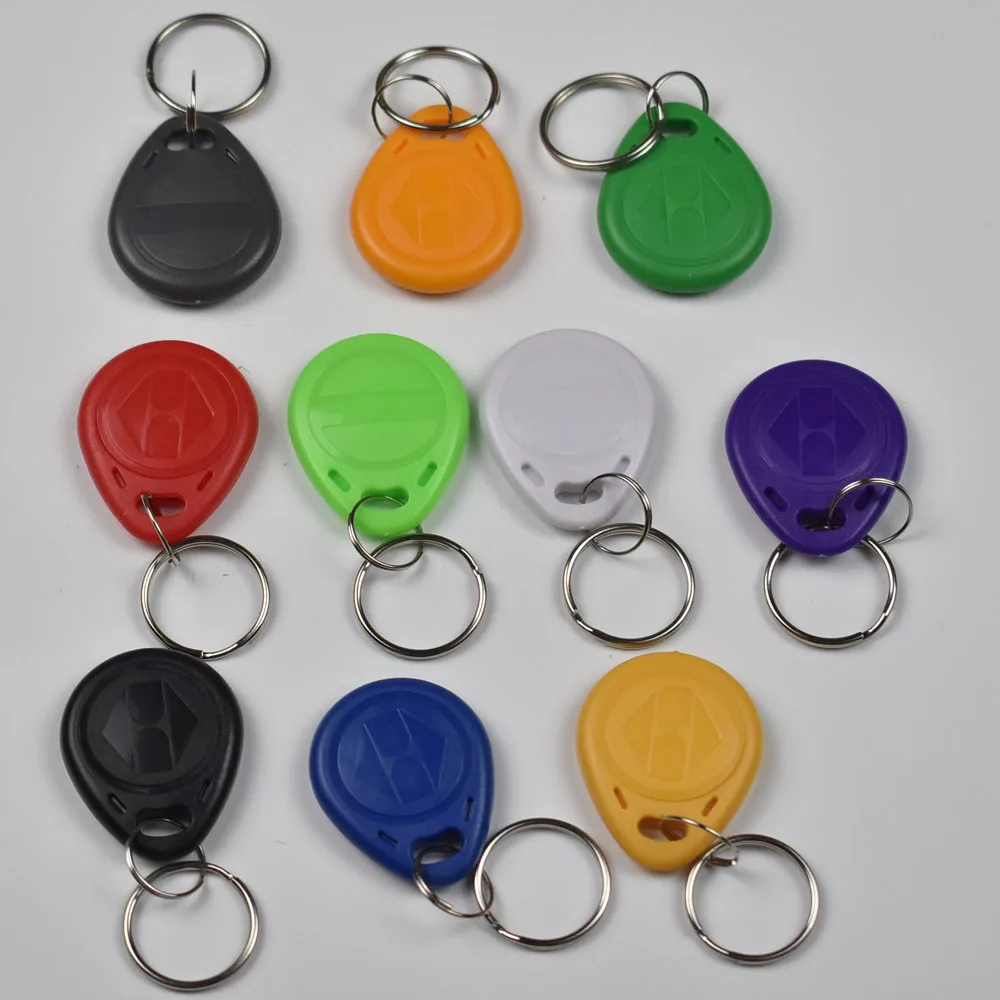 50pcs/bag RFID hotel key fobs EM4305 chip 125KHz rewritable read and