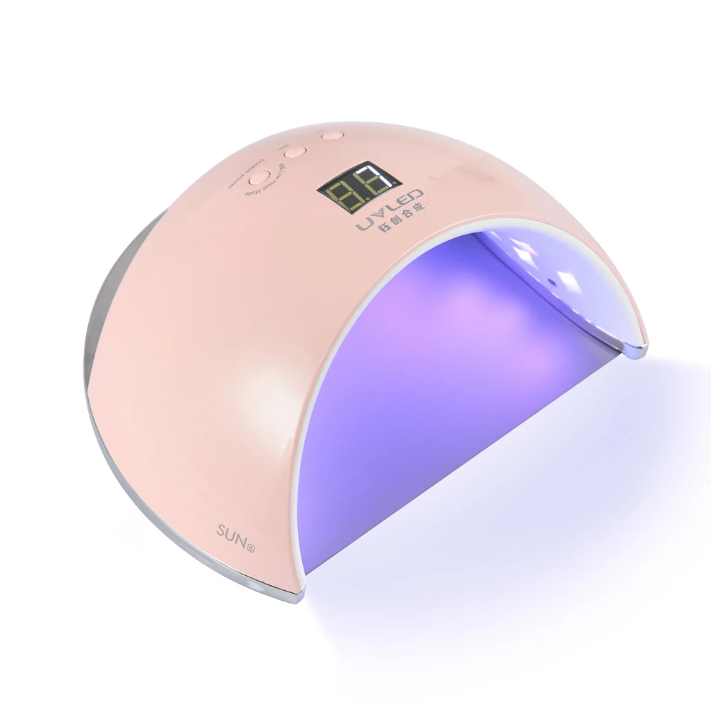 SUN6 48W UV LED Lamp Nail Dryer Gel Unique Low Heat Mode Time Lamp For