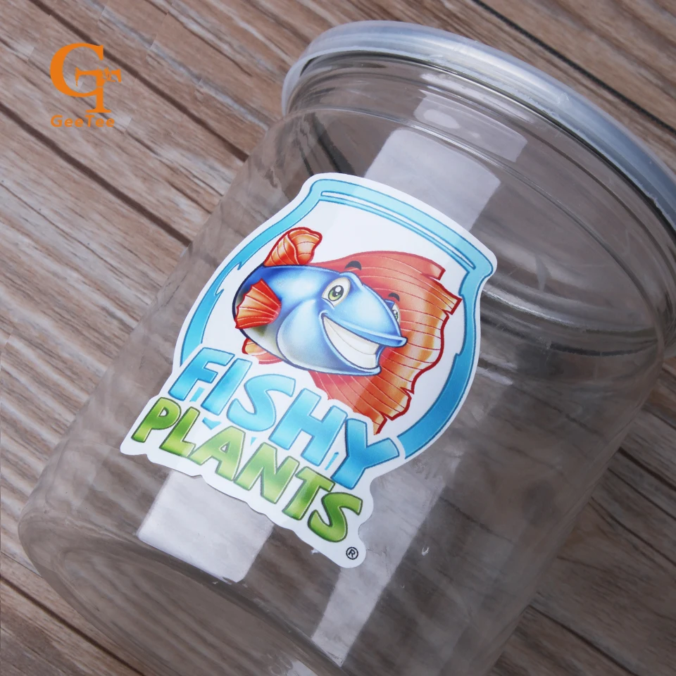 

custom logo brand name printed PVC paper label sticker customized self adesivos promotion waterproof adheisve stickers