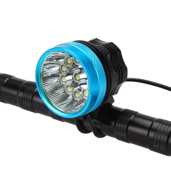

Super Bright 28000LM 11X XML T6 LED Cycling Head Torch Front Bicycle Light Only Lamp Head Not Included Battery