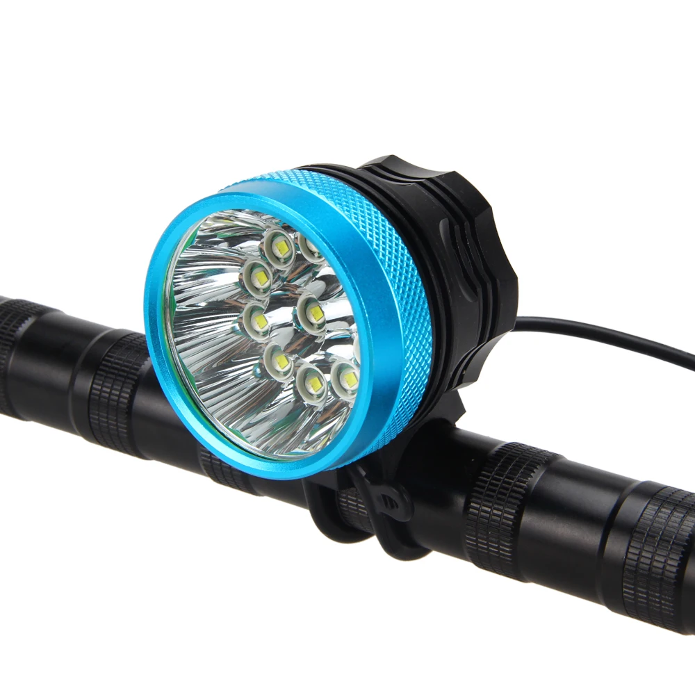 Super bright 28000LM 11X XML T6 LED Cycling Head Torch Front Bicycle