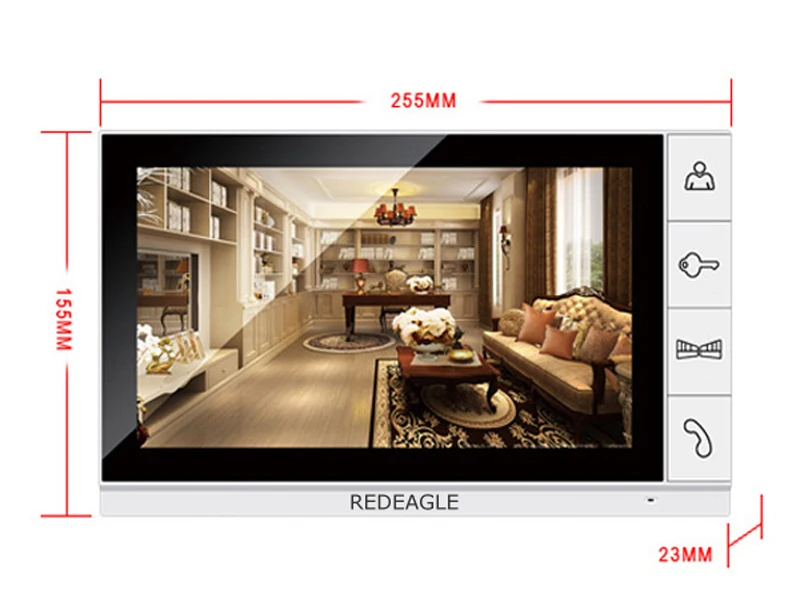 REDEAGLE 9 дюймов цветной TFT ЖК-монитор видео-телефон двери дверной звонок Домофон 700TVL камера ночного видения безопасности 100 градусов