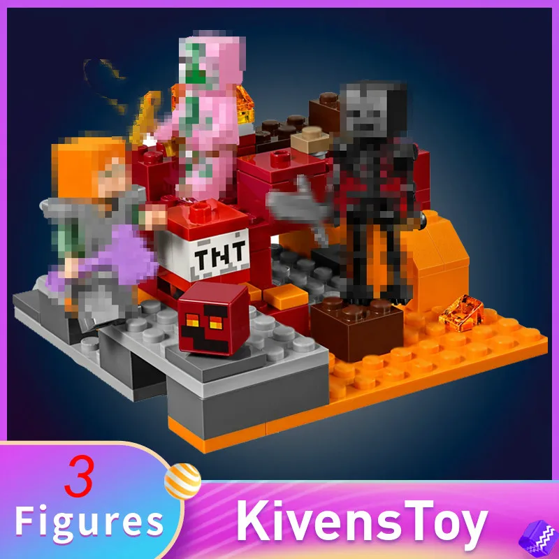 lego 21139 minecraft the nether fight