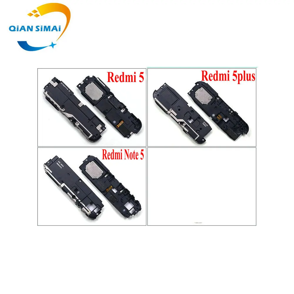 

QiAN SiMAi Loudspeaker Loud Speaker for Xiaomi Redmi 5 plus for redmi note 5 5A Buzzer Ringer Board Replacement Spare Parts