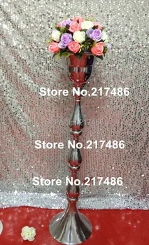 

mental vase centerpieces for wedding flowers