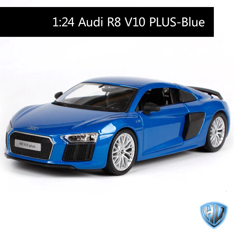 Maisto 1:24 Audi R8 V10 плюс литья под давлением Модель игрушечных автомобилей в коробке 31513 - Цвет: 31513