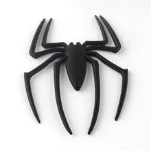 BBQ @ FUKA 3D Spider Metalen Embleem Logo Auto Truck Motor Decal Badge Sticker Fit Voor ILX MDX A5-8 Quattro q7 TT Quattro 320i 550i