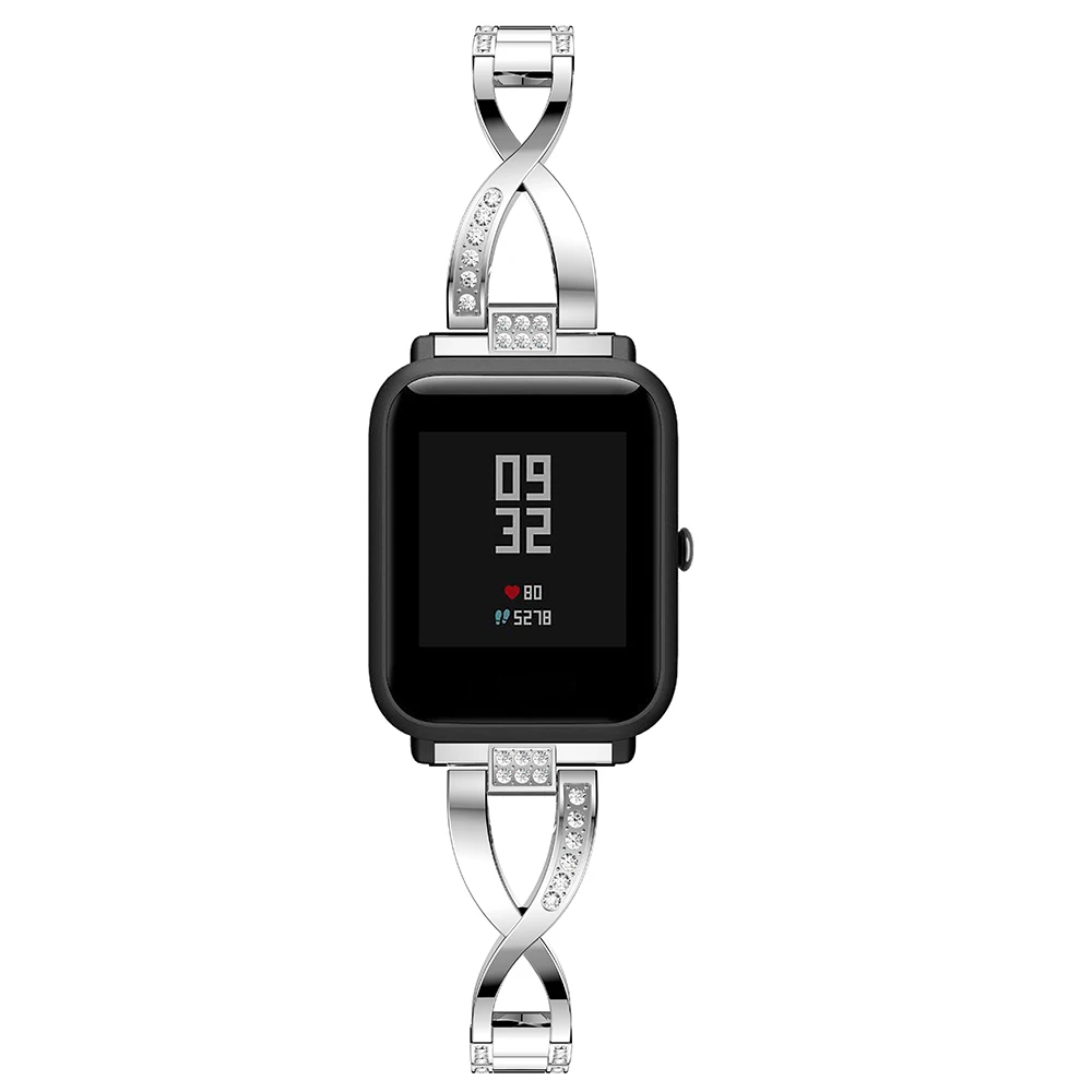 Ремешок из нержавеющей стали для Xiaomi Huami Amazfit Bip Lite Youth/GTR 42 мм/GTS|Смарт-аксессуары| |