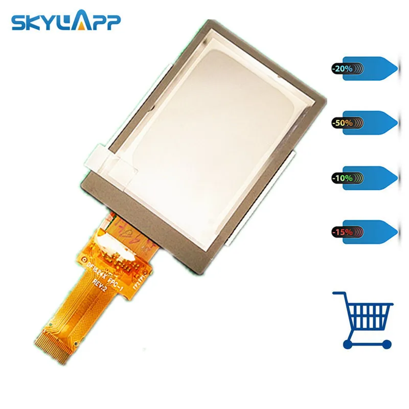 Skylarpu 2.6 inch TFT LCD screen for DF1624X FPC 1 REV2 Handheld GPS