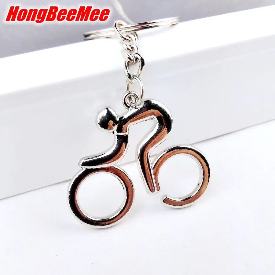 2017 new cool metal sport BIKE biker key chain ring bicycle keychain