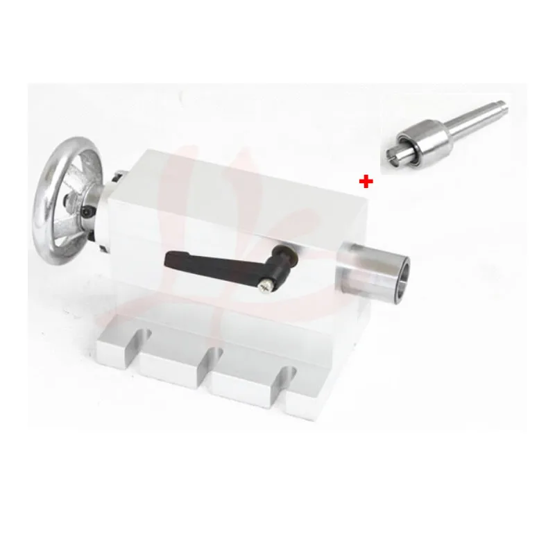 CNC tailstock 4 Axis MT2 Rotary Axis Lathe Engraving Machine Chuck