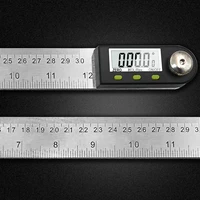 300mm 12inch Digital protractor Angle ruler 200mm 8inch angle Finder Meter Plastic/Stainless Steel 360  goniometer inclinometer 2