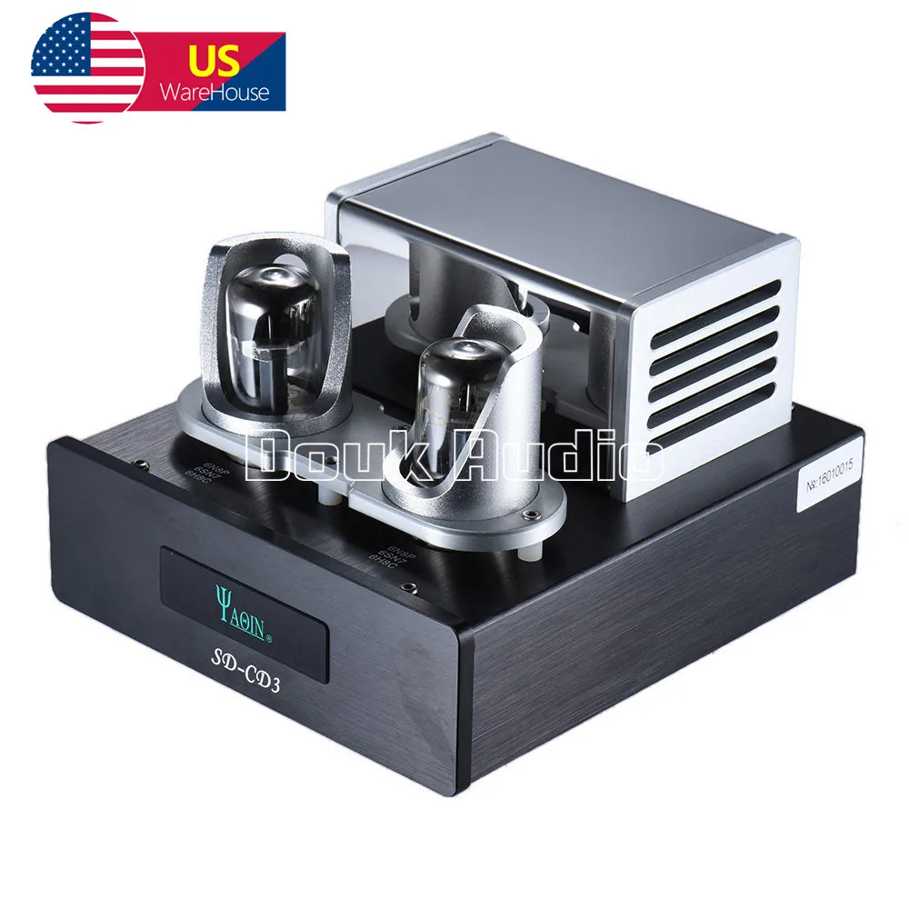 

Yaqin SD-CD3 Stereo 6N8P Tube Buffer Processor HiFi Audio Preamplifier for CD/DVD/PC