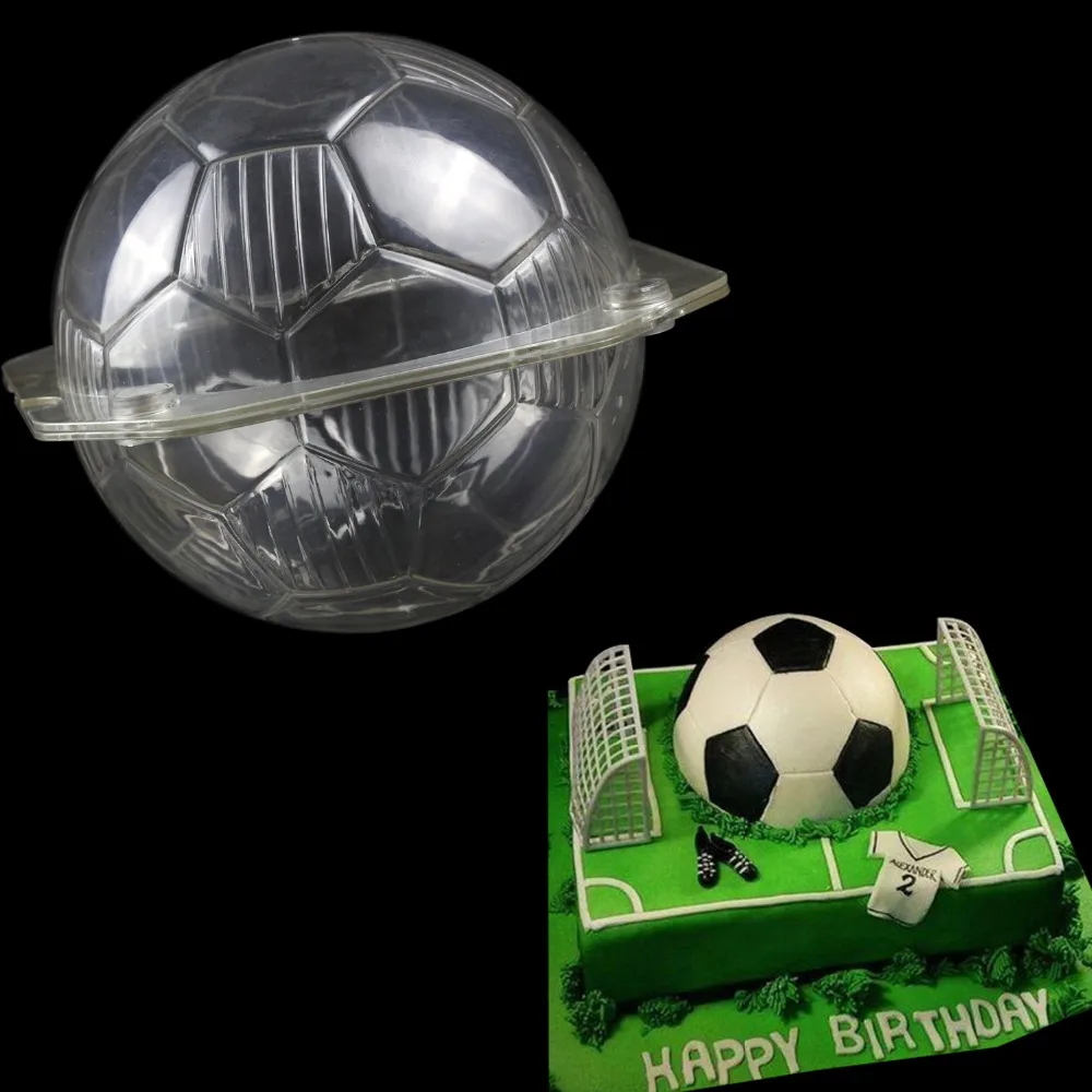 FOOTBALL SILICONE MOULD-SOCCER CHOCOLATE/FONDANT MOLD-WORLD CUP-GOALKEEPER BALL 