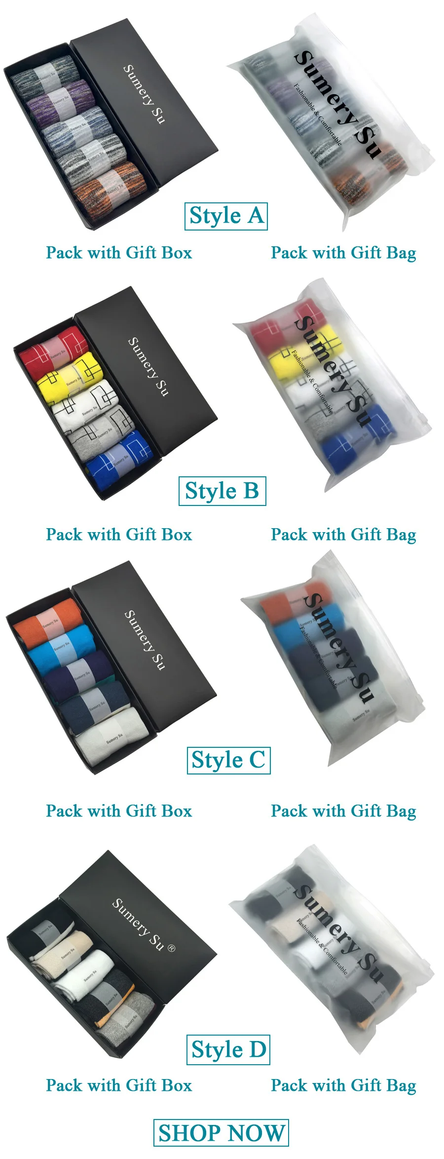 Socks Fashion Men Brand Socks Display  (2)