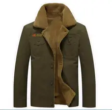 Winter Jacket Men Military Outerwear Tactical Air Force Pilot Bomber Jackets Mens Fur Collar jeans Coats 5XL jaqueta masculino