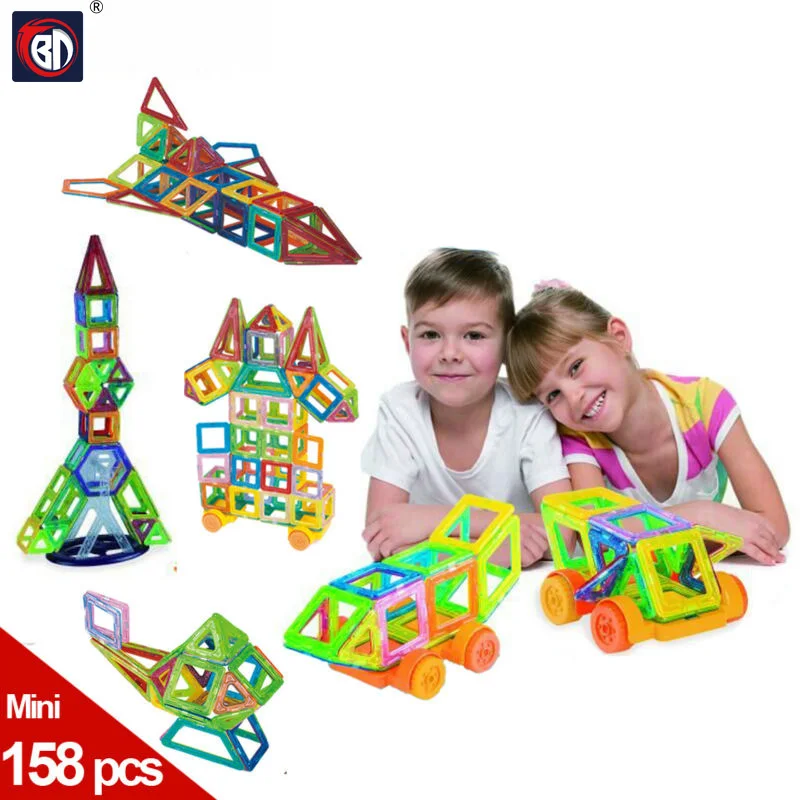 BD Mini 158pcs Magnetic Construction Models Building Blocks Toys DIY 3D Magnetic Designer Learning Educational Bricks Kids Toys BD Mini 158pcs Magnetic Construction Models Building Blocks Toys DIY 3D Magnetic Designer Learning Educational Bricks Kids Toys