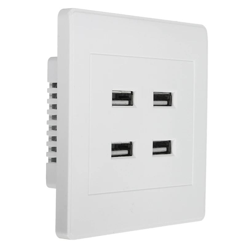 Новый DC 4 порта USB 5V 3.1A электрическое настенное зарядное устройство док станция