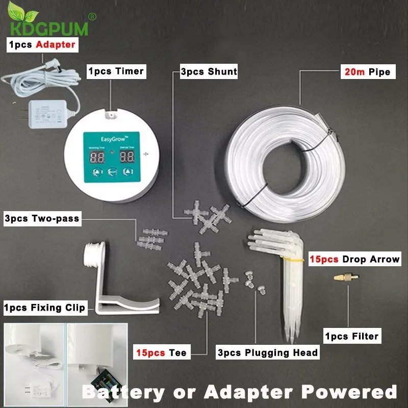 Intelligent Garden Automatic Watering Device Succulents Plant Drip Irrigation Tool Water Pump Timer System Arrosage Automatique Intelligent Garden Automatic Watering Device Succulents Plant Drip Irrigation Tool Water Pump Timer System Arrosage Automatique